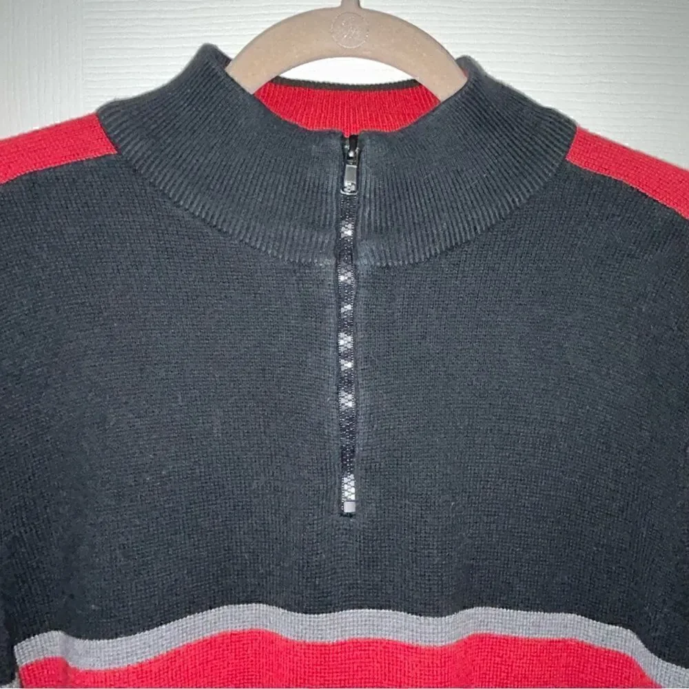 Arizona Jean Company 1/4 Zipper PullOver Knit Sweater